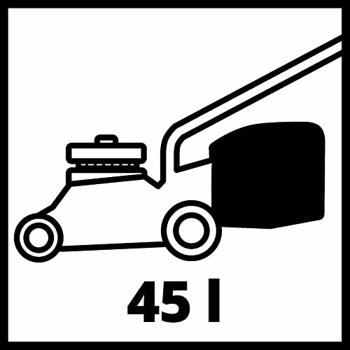 Einhell Power X-Change Cordless Lawnmower With Battery (x2) and Charger (x2) - 36V, 37cm Cutting Width, 45L Grass Box, 6 Cutting Heights - GE-CM 36/37 Li Battery Lawn Mower