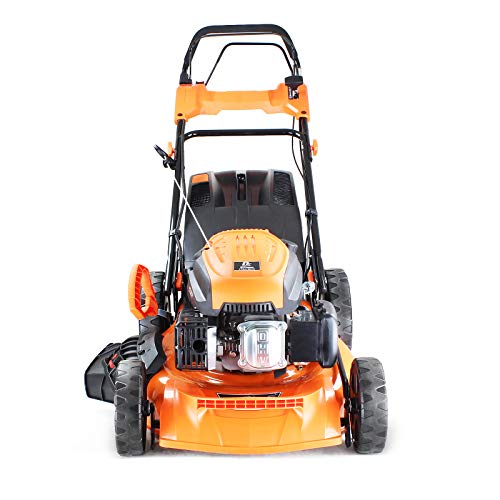 P1PE P5100SPE P1 Hyundai Powered 20" 51cm Petrol Lawnmower, Self Propelled, Electric Start, 2 Year Warranty,Orange