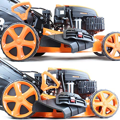 P1PE P5100SPE P1 Hyundai Powered 20" 51cm Petrol Lawnmower, Self Propelled, Electric Start, 2 Year Warranty,Orange