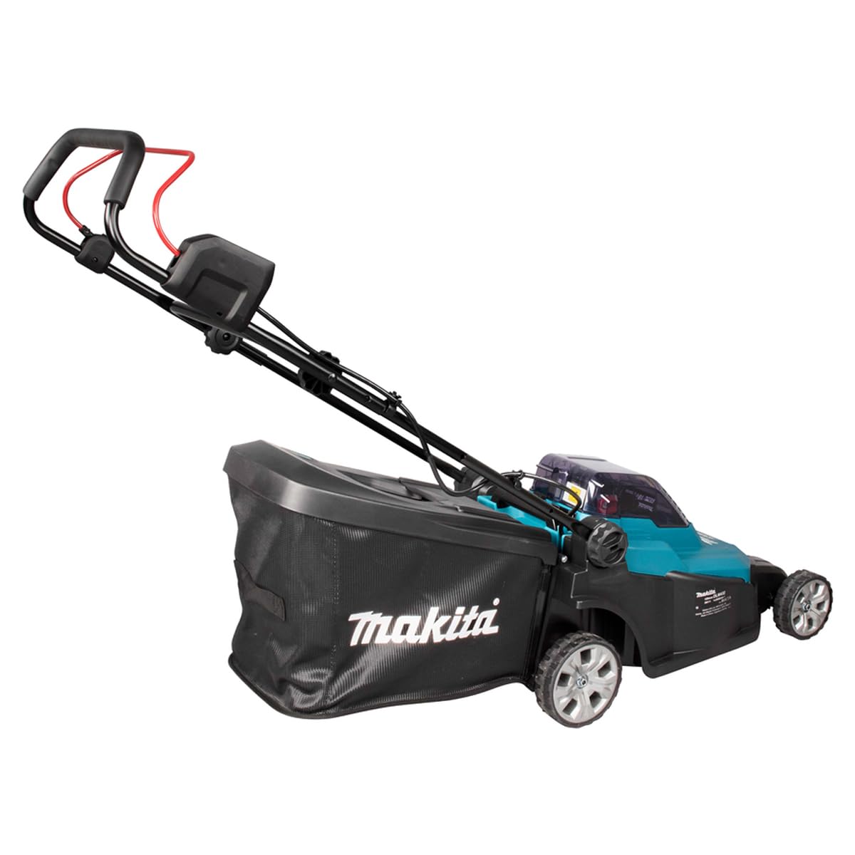 Makita DLM432Z Twin Li-ion LXT Cordless Lawn Mower, Batteries and Charger Not Included, Blue, 43 cm, 18V (36V), 15.8 Kilograms