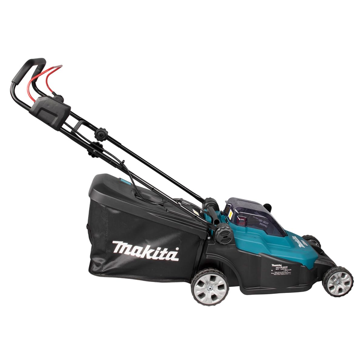 Makita DLM432Z Twin Li-ion LXT Cordless Lawn Mower, Batteries and Charger Not Included, Blue, 43 cm, 18V (36V), 15.8 Kilograms