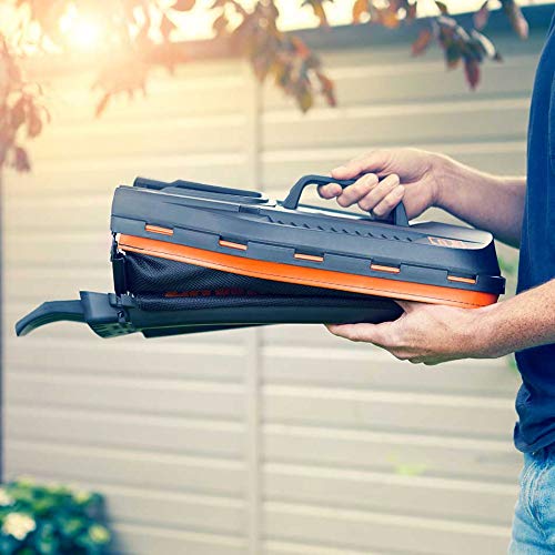 LawnMaster MX 24V 34cm Cordless Lawnmower Plus Spare Battery, MX 24V 4.0Ah Lithium Ion Battery and Fast Charger - With Rear Roller (34cm Mower)