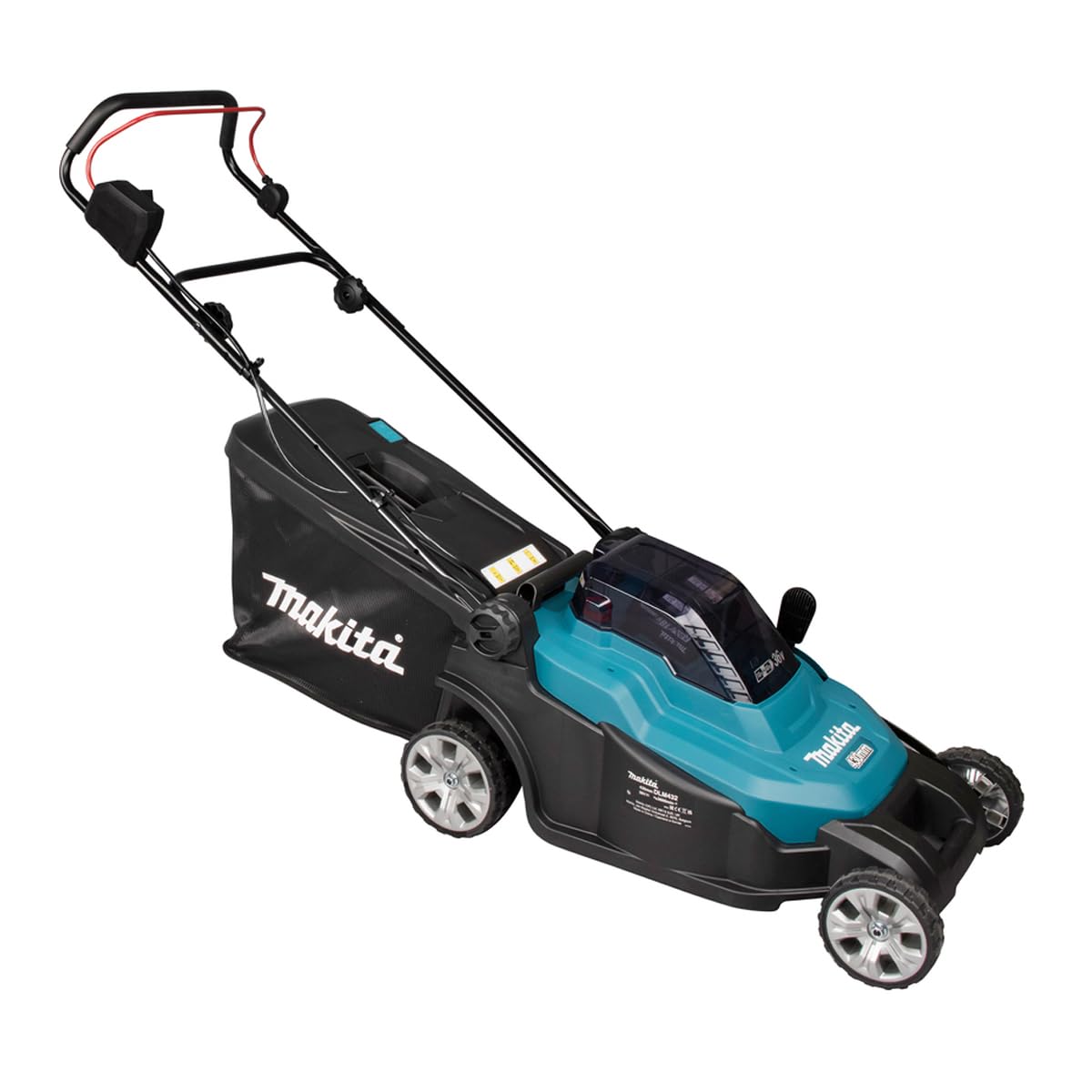 Makita DLM432Z Twin Li-ion LXT Cordless Lawn Mower, Batteries and Charger Not Included, Blue, 43 cm, 18V (36V), 15.8 Kilograms