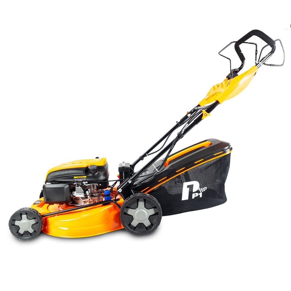 P1PE P5100SPE P1 Hyundai Powered 20" 51cm Petrol Lawnmower, Self Propelled, Electric Start, 2 Year Warranty,Orange