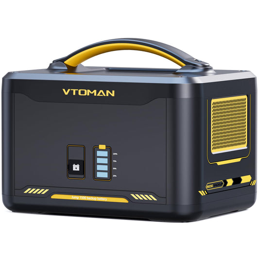 VTOMAN Jump 1500 Extra Battery - 1548Wh Large Capacity Extra Battery, LiFePO4 Battery with BMS Protection, Suitable for VTOMAN Jump 1500X /Jump 2200 Portable Power Station Expand Capacity