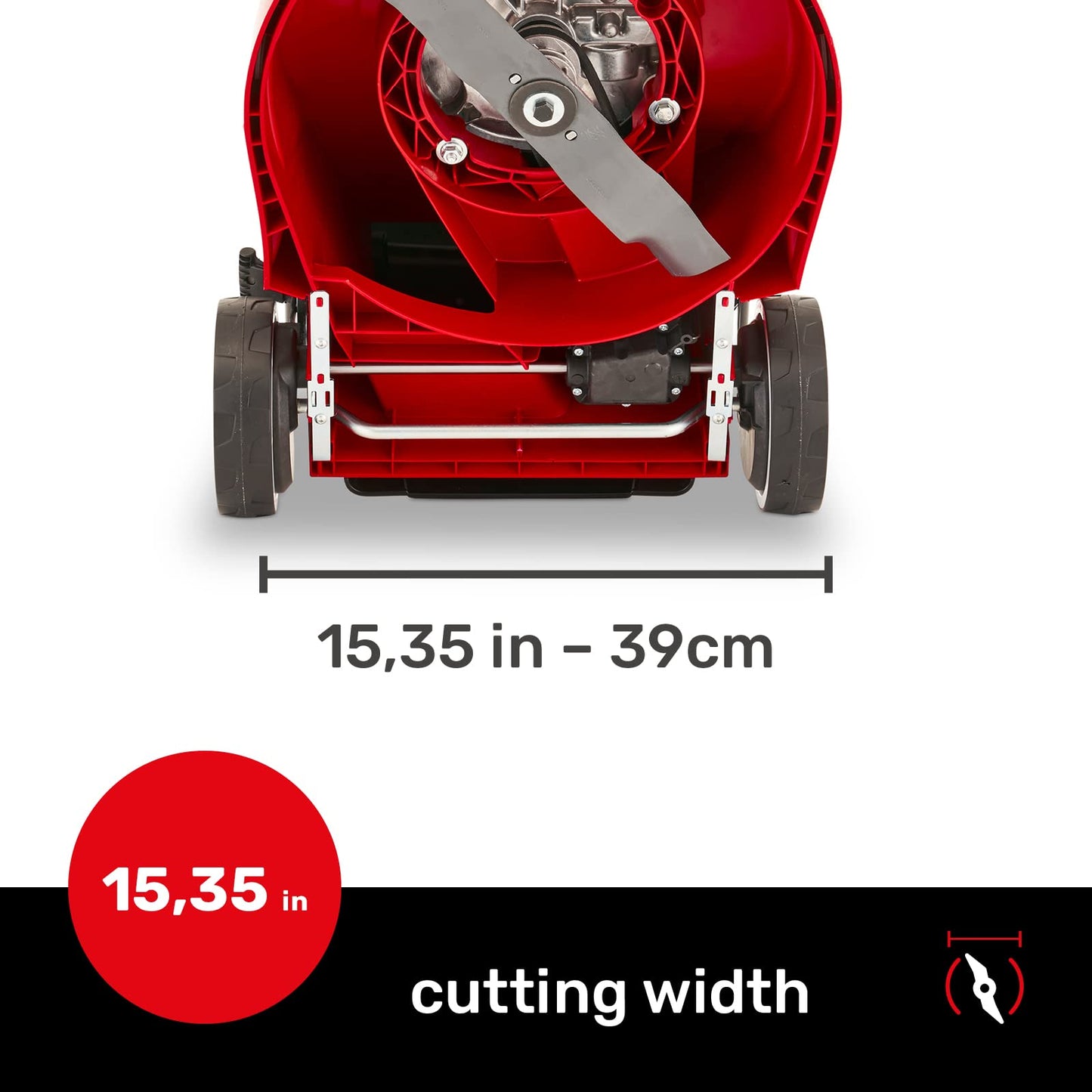 Mountfield SP41 Petrol Lawnmower, Self-Propelled, 39cm cutting width, 123cc ST120 Autochoke petrol engine, Up to 250m², Includes 40L Grass Collector