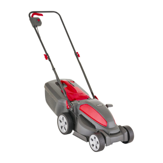 Mountfield Electress 34 Lawnmower, 34 cm Cutting Width, Electric, Up to 250 m², Includes 35 Litre Grass Collector