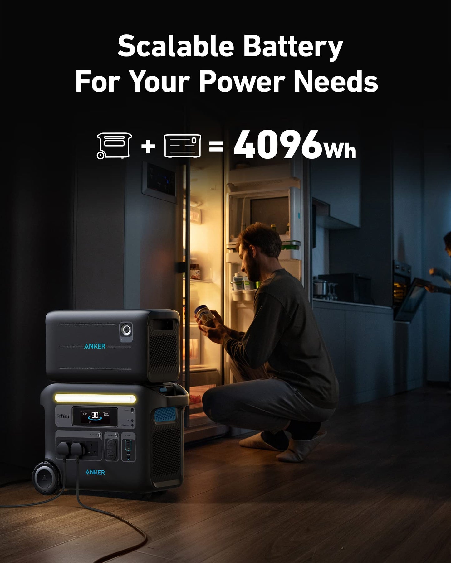 Anker SOLIX F2000 Portable Power Station, PowerHouse 767, 2400W Solar Generator, GaNPrime Battery Generators for Home Use, LiFePO4 Power Station for Outdoor Camping, and RVs (Solar Panel Optional)