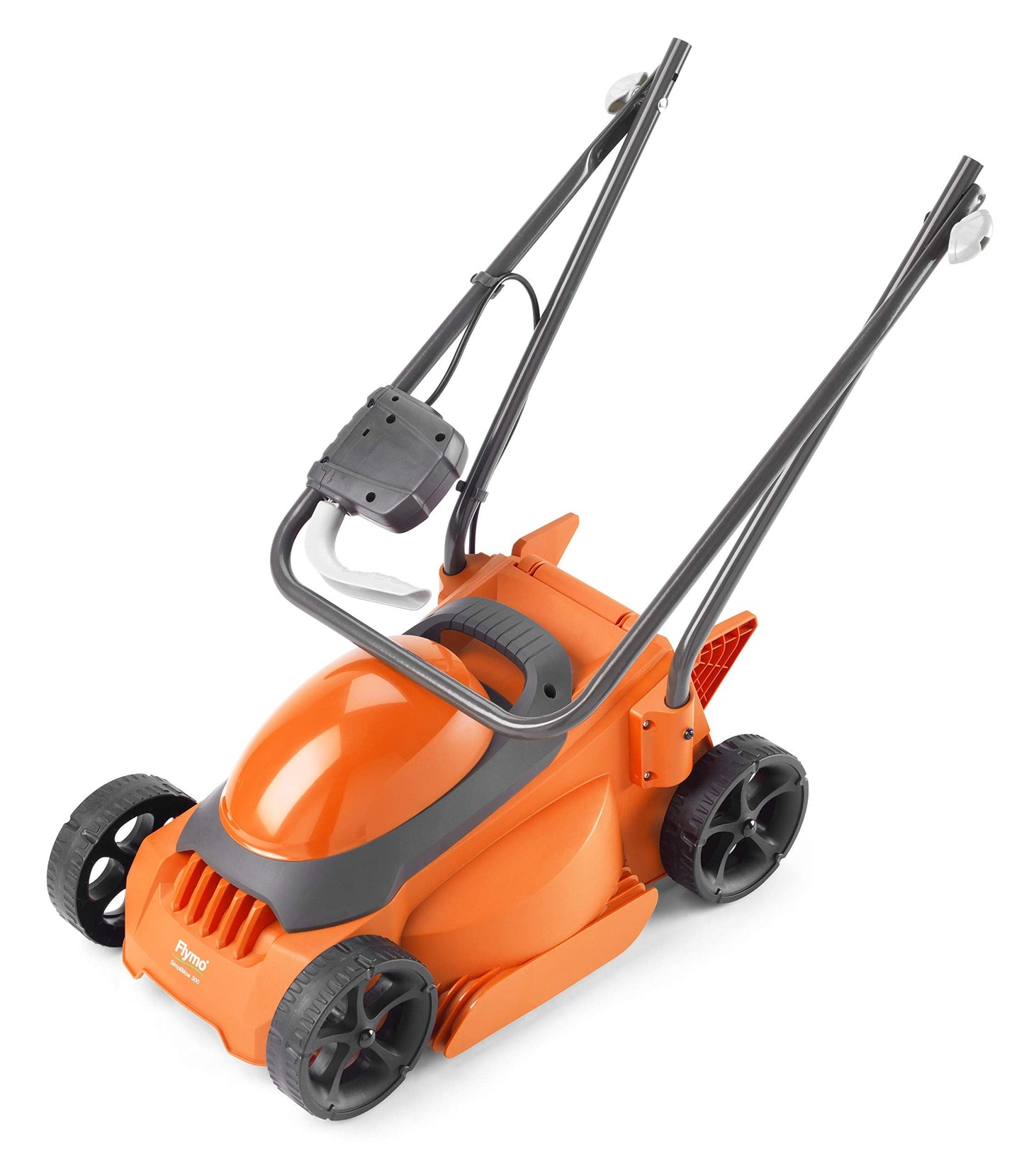 Flymo SimpliMow 300 Electric Rotary Lawn Mower - 1000 W Motor, 30 cm Cutting Width, 30 Litre Grass Box, Close Edge Cutting, Comfortable to Manoeuvre, Foldable Handles